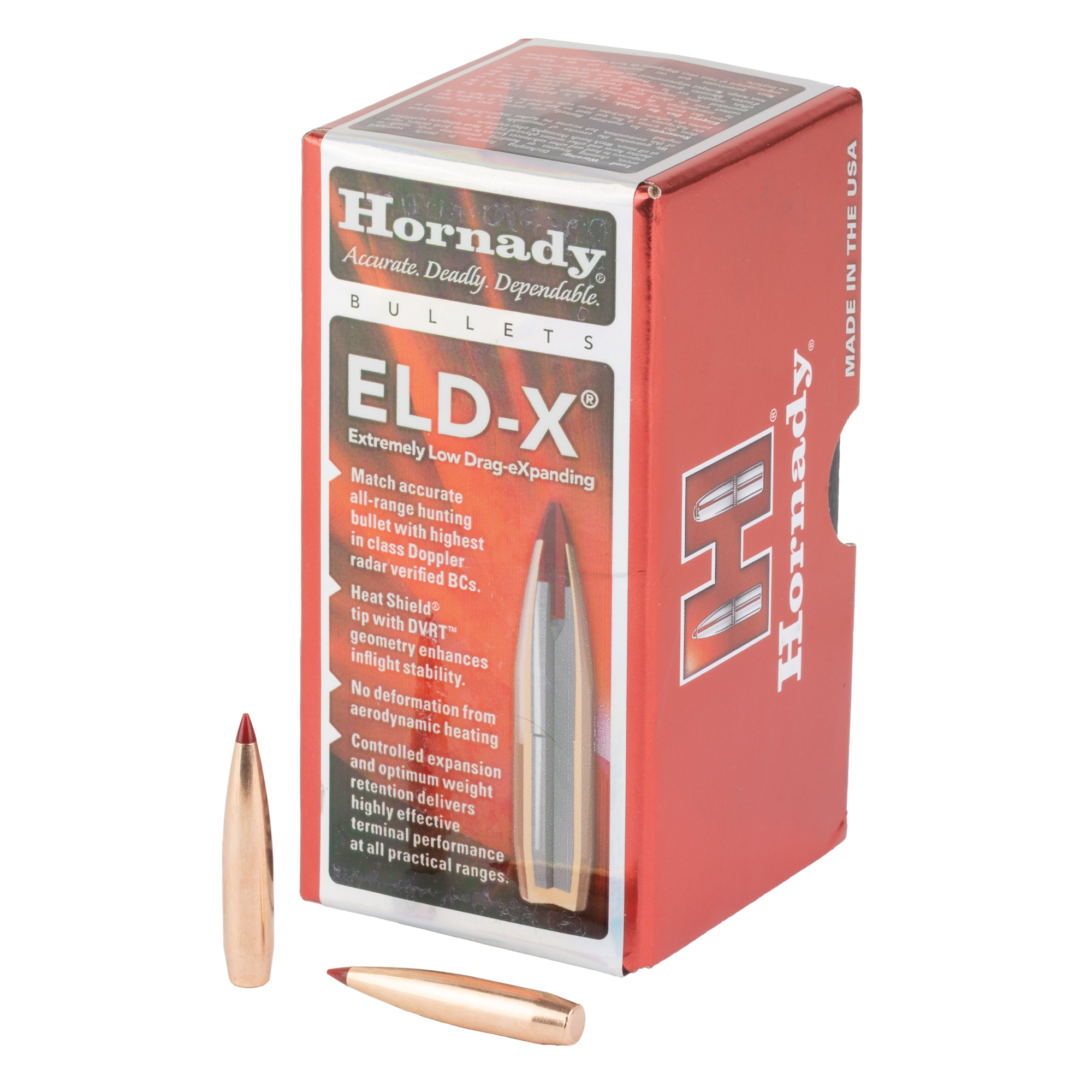 Hornady 25417 ELD-X 25Cal 128gr 100 Per Box/25Case