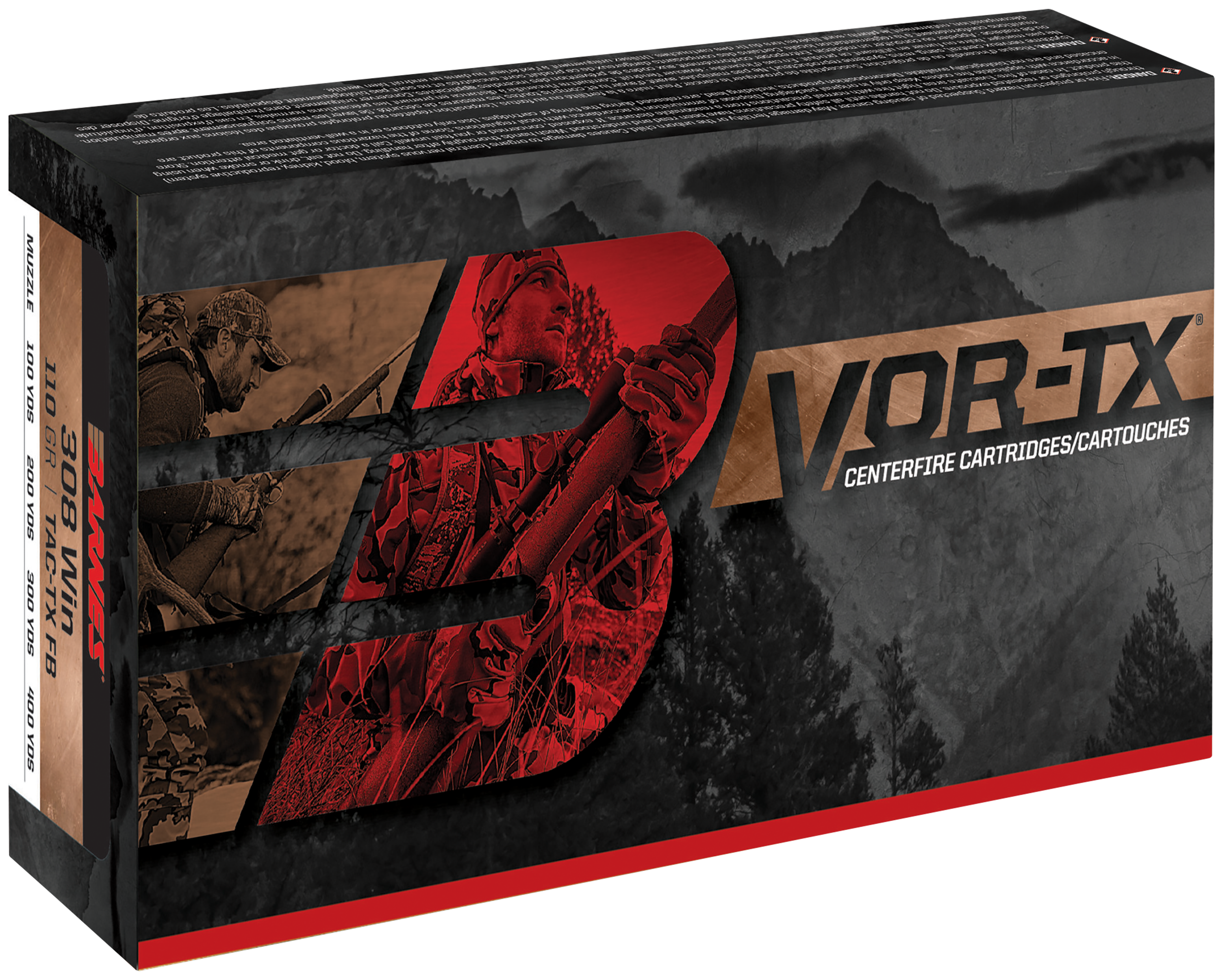 Barnes Bullets VOR-TX 243 Win 80gr Tipped TSX Boat Tail - Box or Case