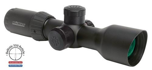 Konus T-30 3-12x44mmObj 36.7-9.1ft@100ydsFOV 30mmTube Black Illum