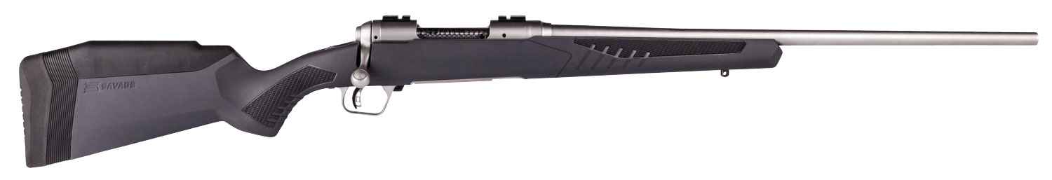 Savage 110 Storm Bolt Action Rifle 57054, 7mm Rem Mag, 24", Gray Synthetic Stock, Matte Stainless Finish, 3 Rds