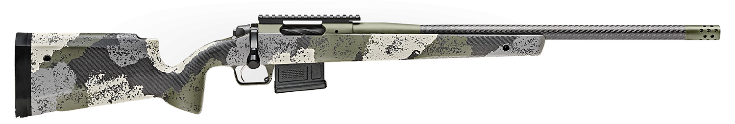 Springfield 2020 Waypoint Rifle BAW92265CMCFG, 6.5 Creedmoor, 22" Carbon Fiber, Evergreen Camo Stock, Green Cerakote Finish,5 Rds