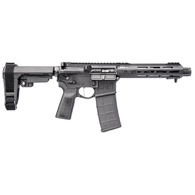 Springfield Saint Victor AR-15 Pistol 223/556 7.5" Barrel Blast Diverter Free-float Handguard M-Lok and Handstop SBA3 Brace 30Rd Mag