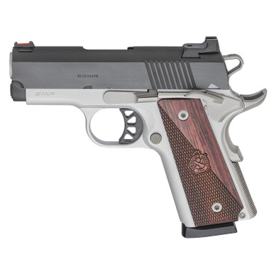 Springfield 1911 Ronin EMP 9mm, 3" Barrel, FO Front, SS/Black, 9rd
