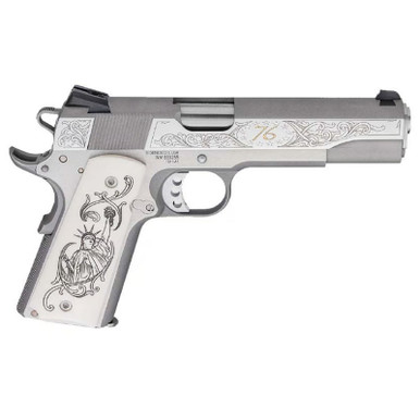 Springfield Armory 1911 Garrison Patriot Engraved .45ACP 5in 7+1 - Stainless