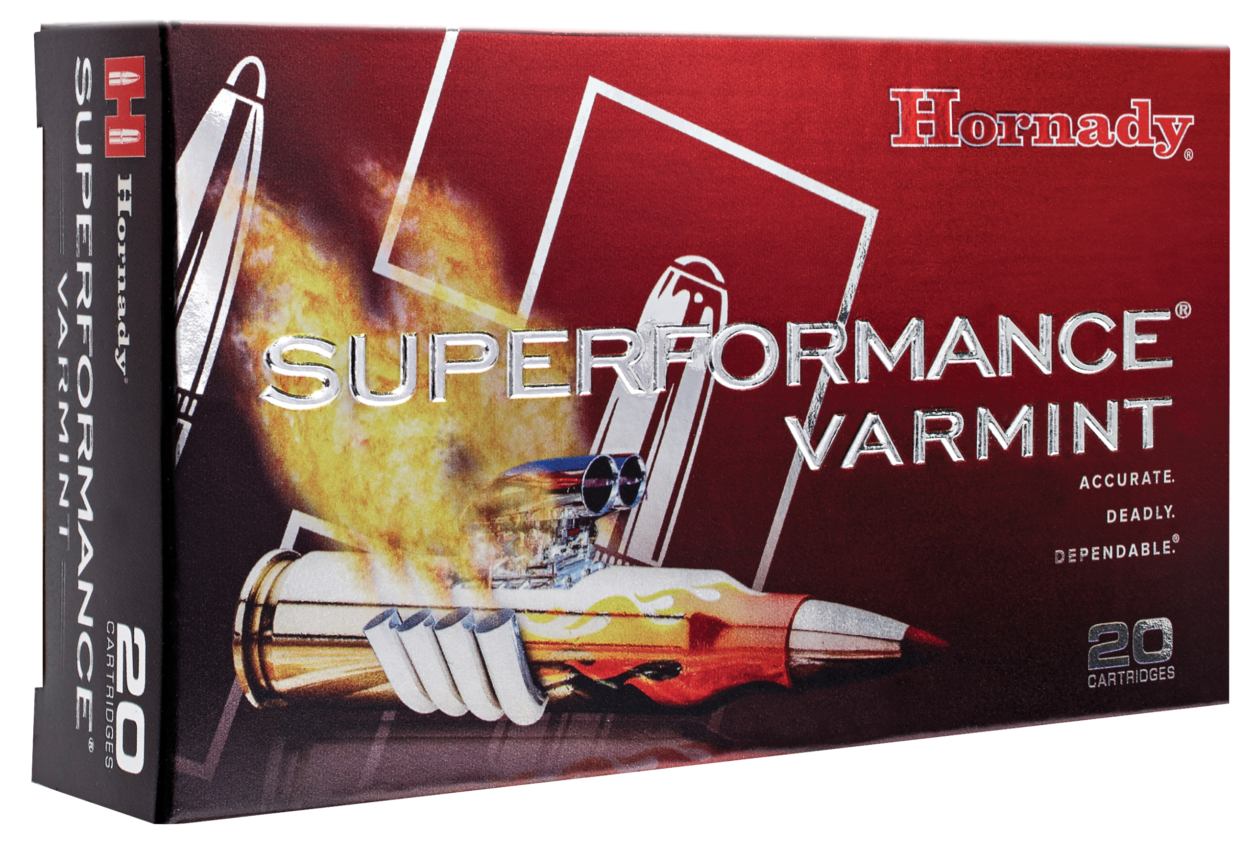 Hornady Superformance Varmint .222 Rem 50gr V-Max 20rd Box - Box or Case