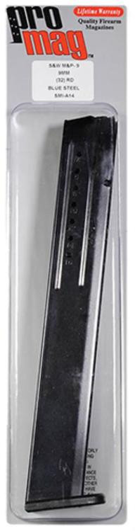 ProMag S&W M&P 9 9mm 33rd Steel Blued Finish