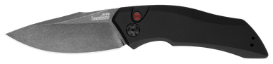 Kershaw Launch 1AUTO Folder - 3.4" CPM-154 Blackwash Plain Blade, Aluminum Handles