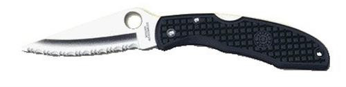 Spyderco Endura 4, Lightweight, 3.938" Folding Knife, Clip Point, SpyderEdge Edge, VG10/Satin, Black FRN, Circle Thumb Hole/Pocket Clip