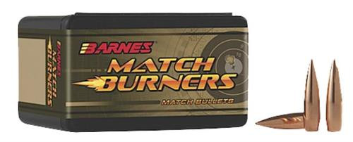Barnes Bullets 22417 Rifle 22 Caliber .224 85gr Match Burners Boat Tail 100 Box, NOT AMMO THESE ARE RELOADING BULLETS