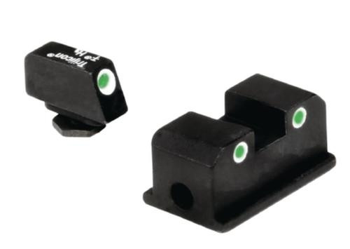 Trijicon Bright & Tough NS Walther P99/PPQ Front/Rear Green Tritium, White Outline