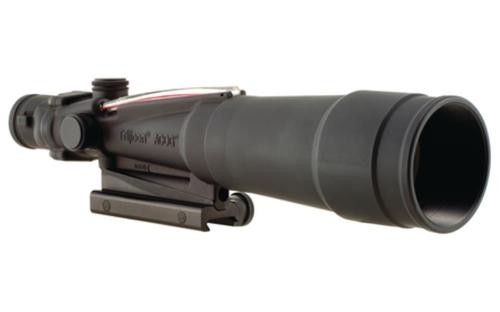 Trijicon ACOG Dual Illumination 5.5x50mm Scope With TA51 Mount Red Chevron .308 Ballistic Reticle Black