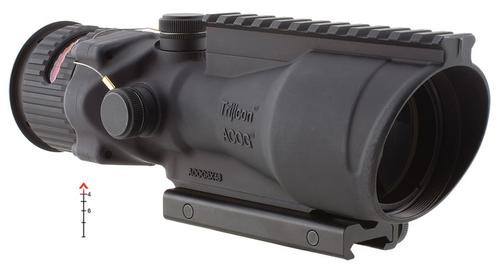 Trijicon ACOG 6x48 Dual Illuminated Red Chevron BAC 223 Reticle, TA75 Mount