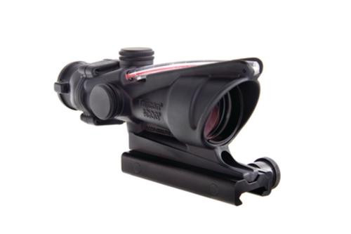 Trijicon ACOG 4x32 Scope With TA51 Mount Dual Illuminated Red Crosshair .223 Ballistic Reticle Black