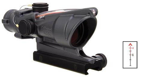 Trijicon ACOG 4x32mm Obj 36.8ft@100yds Sniper Gray Dual Illuminated Red Chevron