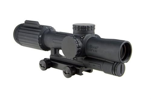 Trijicon VCOG 1-6X24; Green Segmented Circle/Crosshair 300 Black; Thumb Screw Mt.