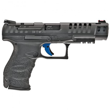 Walther PPQ M2 Q5 Match, 9mm, 5" Barrel, Black Tenifer Finish, 15Rd, 3 Mags, Optics Ready