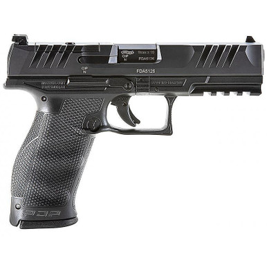 Walther WAL PDP FS 9MM 5" 18RD OPTIC RDY BLK