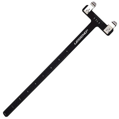 Easton Aluminum T Bow Square for Precise Bow Tuning Black