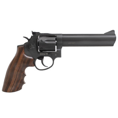 Taurus Model 66 357 Mag Black Smooth Hardwood Grips and 6" Barrel 7 Rnd