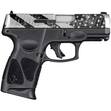 Taurus G3C 9Mm 3.26" Barrel Us Flag Engraving 12Rd