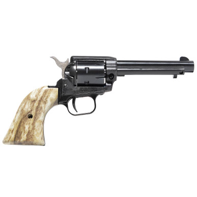 Heritage Rough Rider 22LR Revolver with Blued Barrel and Stag Grips, RR22B4STAG1
