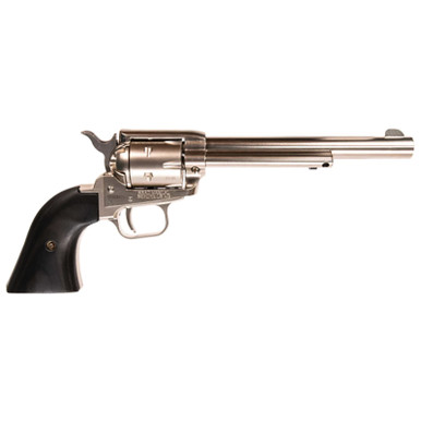 Heritage Rough Rider Nickel/Black Laminate .22 LR 6.5" Barrel 6 Rnds