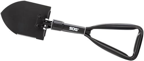 S.O.G Entrenching Tool Shovel Steel Black Powder Coat Plain/Serrated Steel