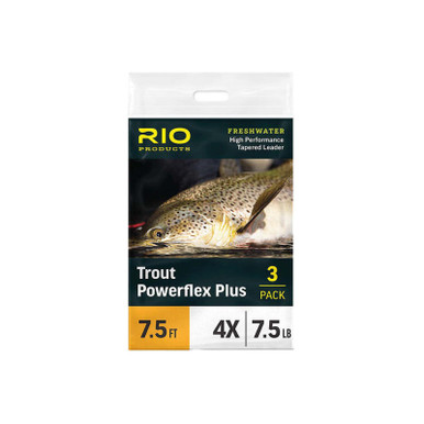 RIO PRODUCTS POWERFLEX PLUS LEADERS Black 5X