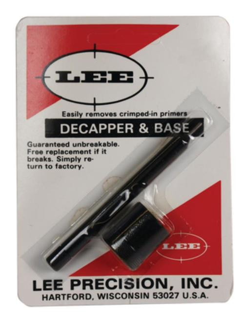 Lee Decapper & Base Each .22 Caliber