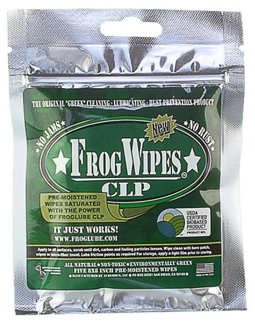 FrogLube CLP, Cleaning-Lubricating-Prevension, Wipes