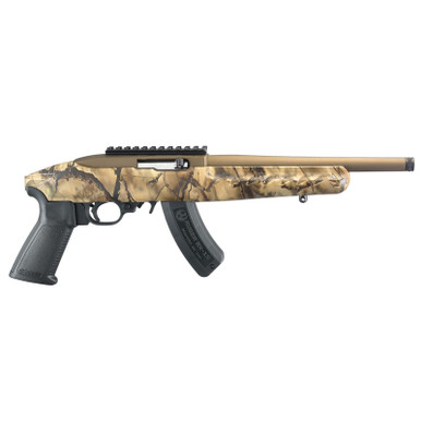 Ruger 22 Charger .22 LR 10" Barrel 15 Rnd Go Wild Camo