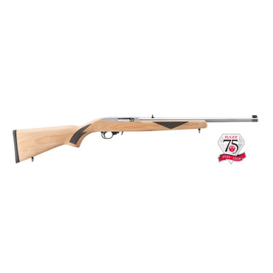 Ruger 10/22 Sporter 22LR Hardwood/Stainless 18.5"