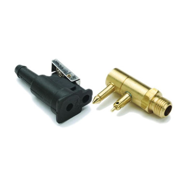 Seasense 50052272 3/8" Barb Female Fuel Line Connector Resin Oem: 176 Black