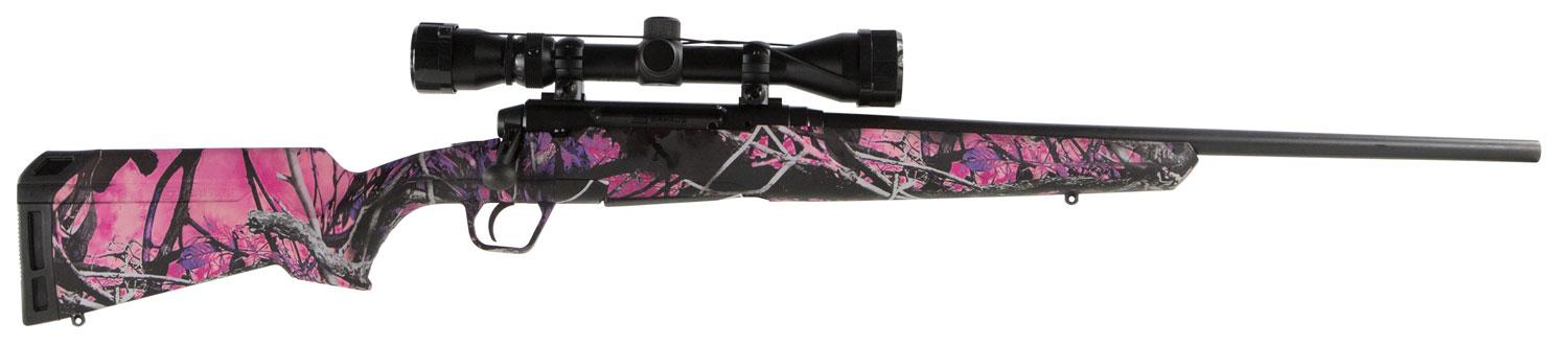 Savage Arms Axis XP Compact Bolt Action Rifle w/Scope 57273, 7mm-08 Rem, 20", Muddy Girl Finish, 4 Rds