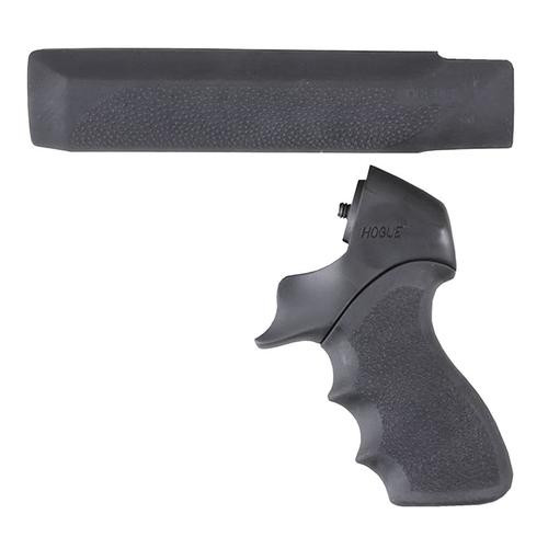 Hogue Mossberg 500 Tamer Grip/Forend Black Rubber