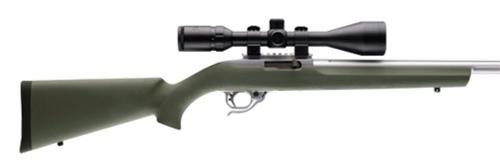 Hogue Overmold Rubber Rifle Stock Synthetic Olive Drab Green