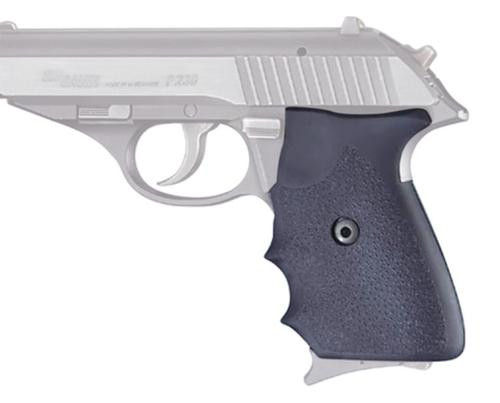 Hogue Sig Sauer P230/P232 Rubber Grip, Finger Grooves Black