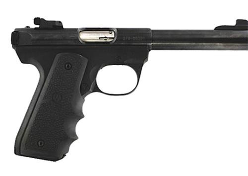 Hogue Ruger 22/45 RP Grip, Finger Grooves Matte Black Rubber