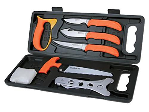Outdoor Edge Wild-Pak Game Processor Set Skinner Gut Hook/Saw/Caping/Boning