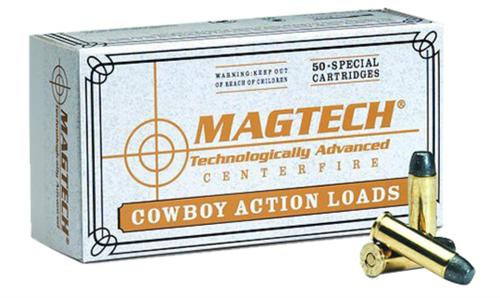 Magtech Cowboy Action 38Special 125gr Lead Flat Nose 50 Per Box/20 Case