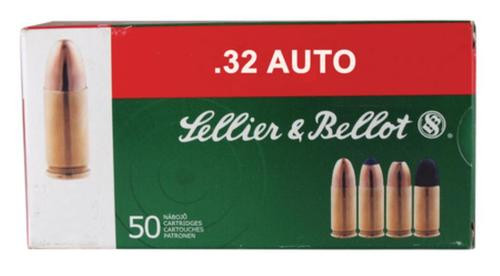 Sellier and Bellot 32 Auto/7.65 Browning 73 FMJ 50Rd/Box