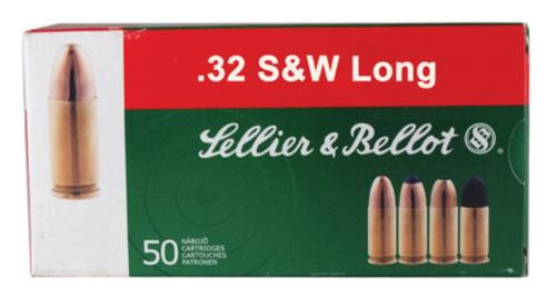 Sellier and Bellot 32 S&W Long 100 WC 50Rd/Box