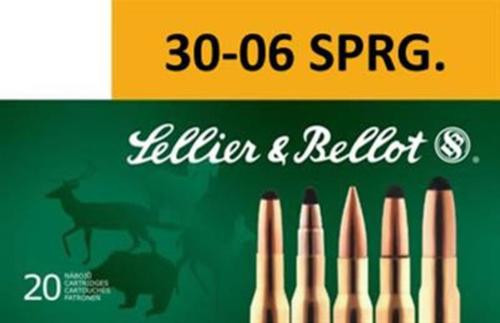 Sellier and Bellot 30-06 Springfield 168 Hpbt 20Rd/Box