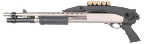 Advanced Technology Top-Folding Shotgun Stock Glass-Reinforced Poly Black