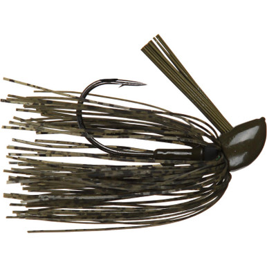 D&L Tackle Advantage Casting Jigs Green Pumpkin Barbwire 1/4