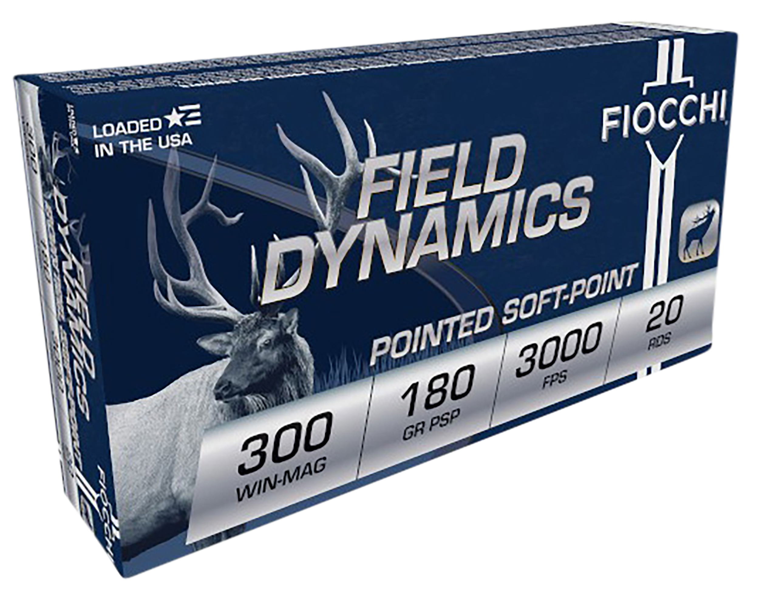 Fiocchi Field Dynamics 300 Win Mag 180gr PSP Interlock BT - Box or Case