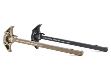 Geissele Automatics Super Charging Handle (SCH) 7.62 - 7075-T6 Aluminum, Ambidextrous, Fits AR 10