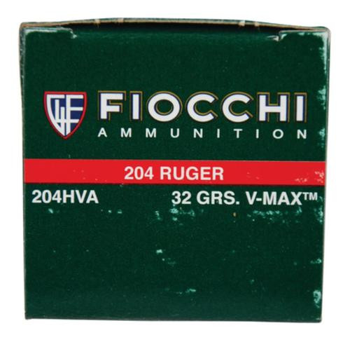 Fiocchi Extrema Hunting .204 Ruger 32gr, V-Max, 50rd Box
