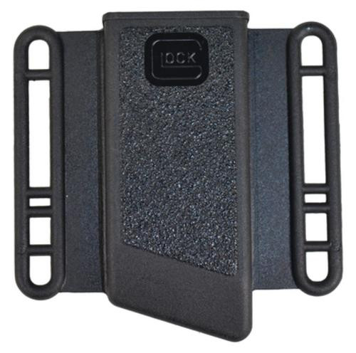 Glock Mag Pouch Outside Waistband Black Large Polymer Belt Loop Mount, Compatible Glock 20/21 Ambidextrous