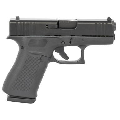 Glock G43X USA 9mm 3.41" Barrel Fixed Sights Black 10rd
